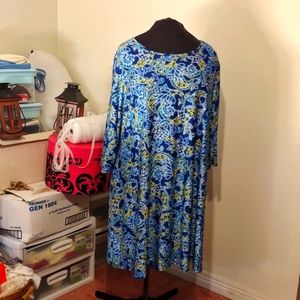 Fun Knit Print Dress